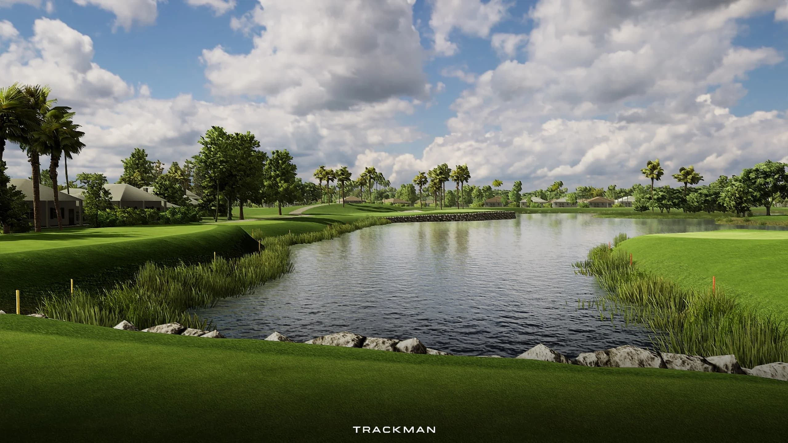 PGAナショナルのシミュレーションプレー画面