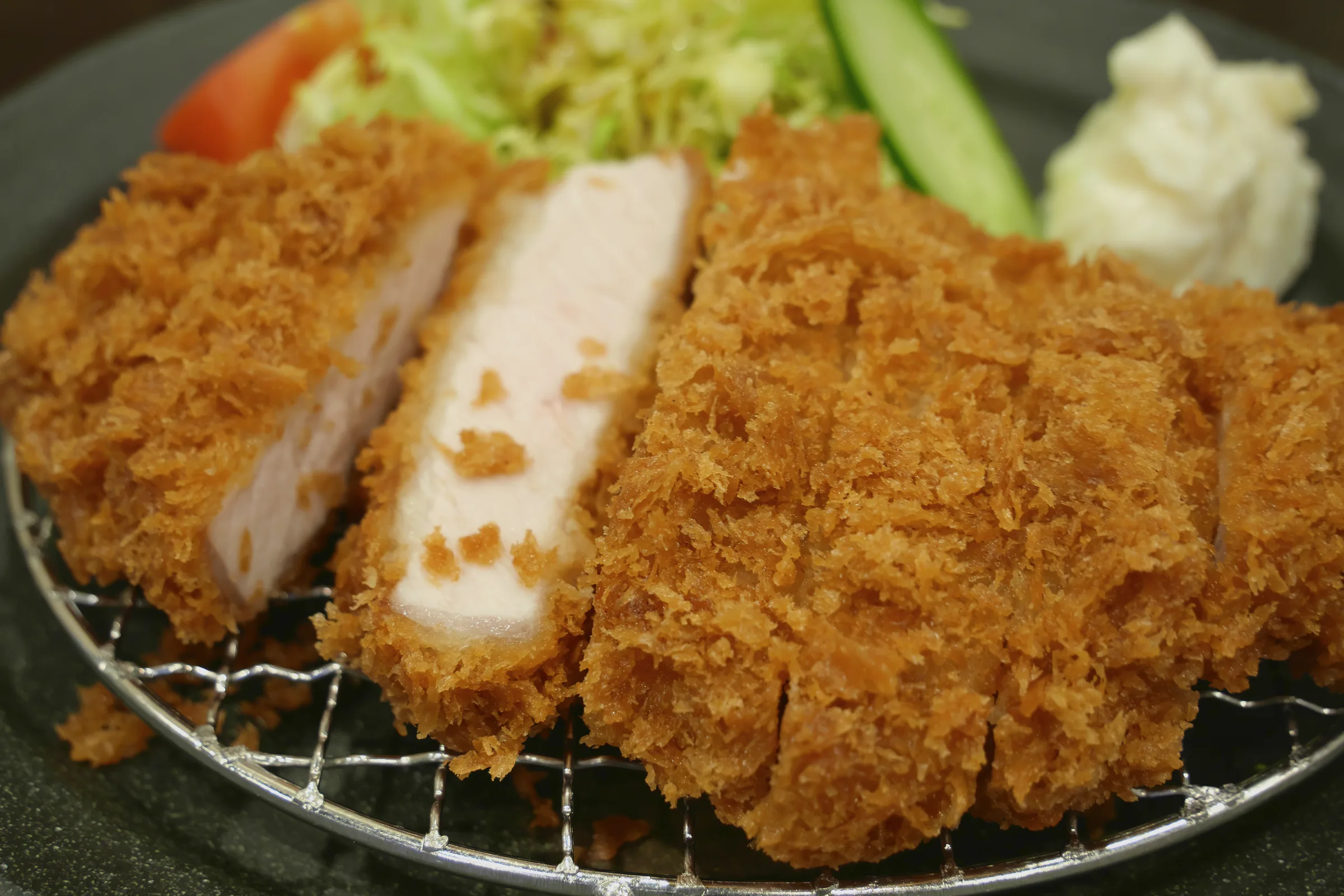 ご夕食：とんかつ