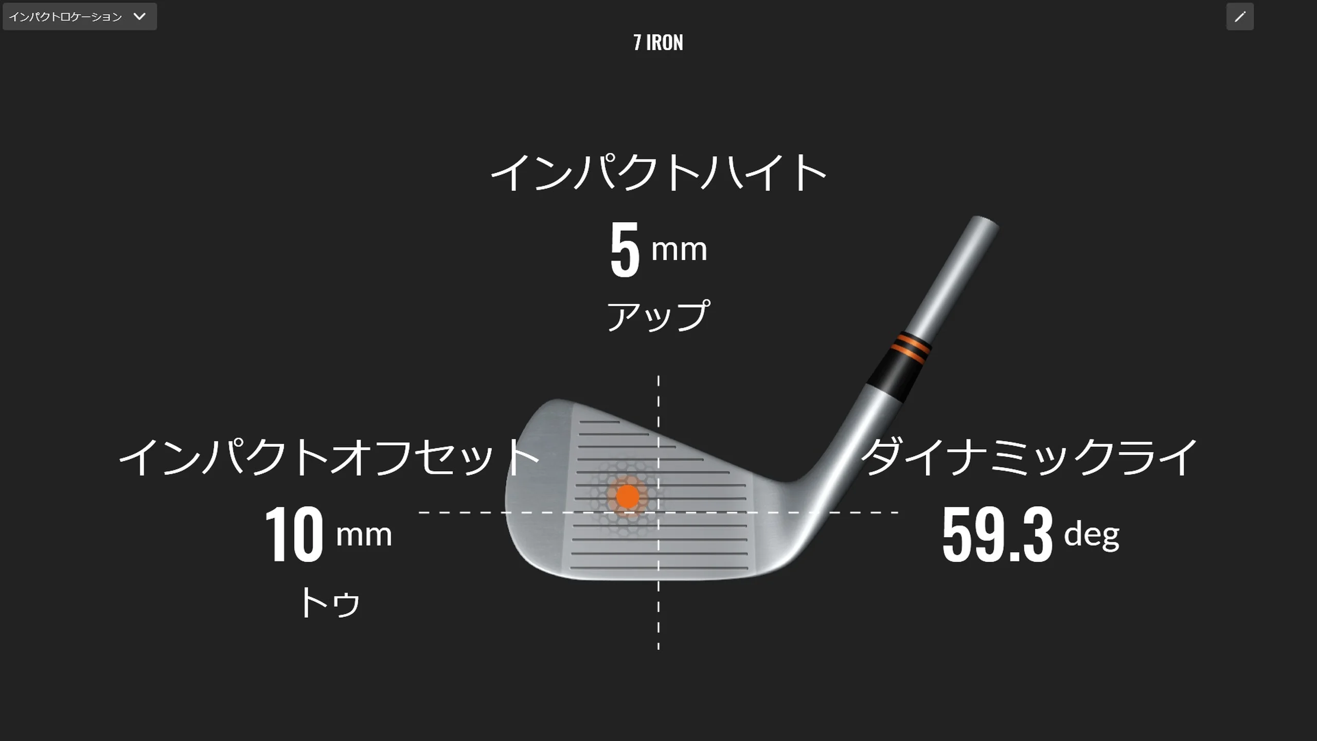 TrackMan4：打点位置の可視化